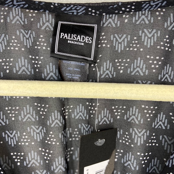 ⭐️Palisades Swim Club Beach Coverup Drawstring waist Geometric Print Size Small - Picture 10 of 10